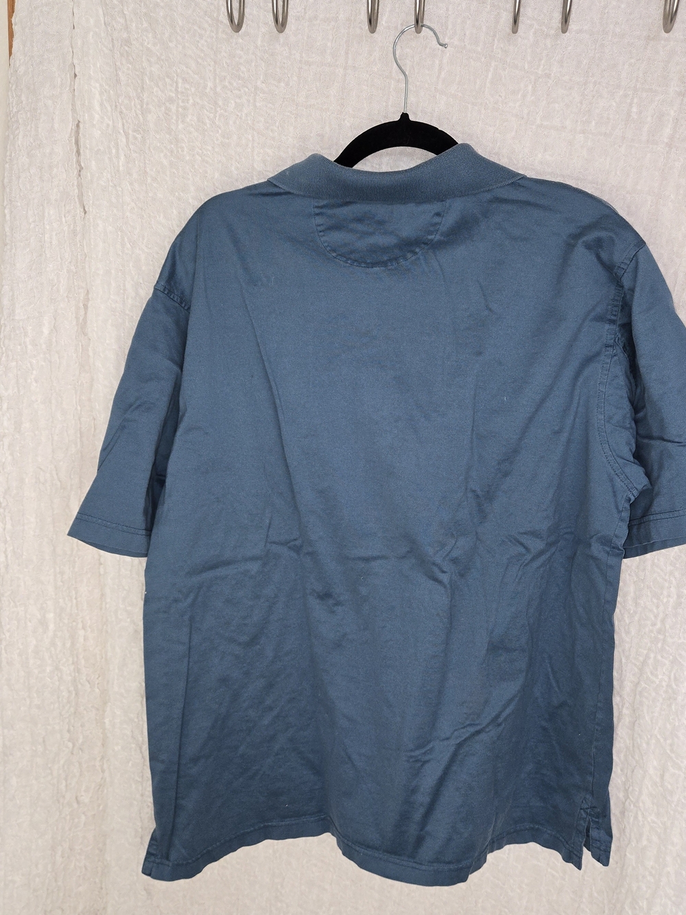 Duluth Trading Company Blue Short-Sleeve Polo - Picture 3 of 3
